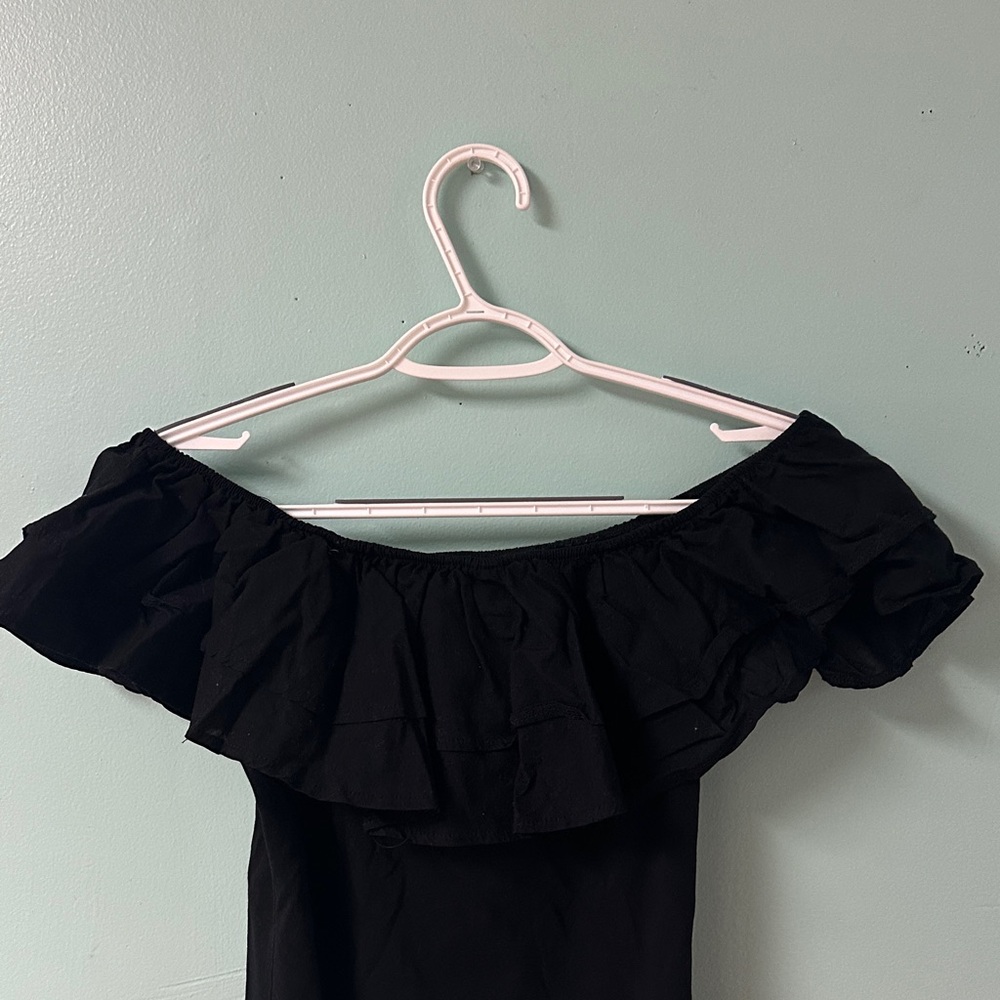 H&M Black Ruffled Blouse - Picture 5 of 6